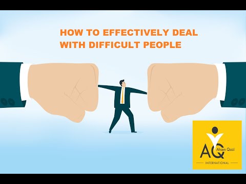 How To Effectively Deal With Difficult People  |Difficult people | Challenges |Ahsen qazi