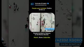 Border Seesaw Installed at US-Mexico Border #humanity #emotional #experiment