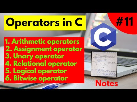 Operator in C | arithmetic operators | operator overloading | relational operator | logical operator