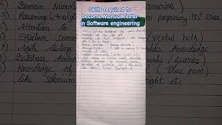 Skills required for manual testing #Softwaretesting #Manualtester #Softwaretestengineer #testing