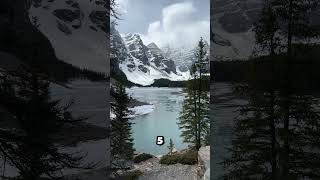 Can you swim in Moraine Lake?  #banff #lake #mountains #nature #canada #travel #morainelake