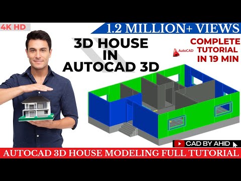 [COMPLETE] 3D house Modelling for beginners | AutoCAD full tutorial for beginners | @cadartist