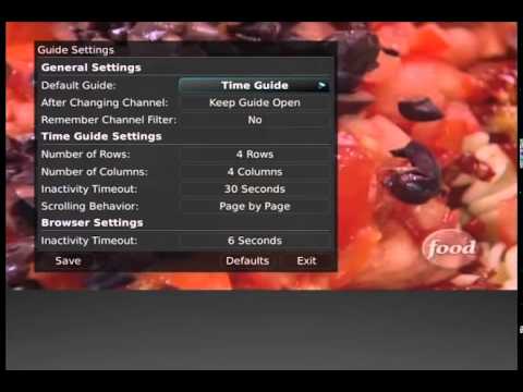 dynamicTV - My Settings