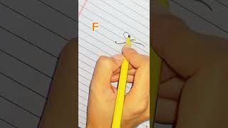 F #calligraphy #art #alphabetwritting #handlettering #viralshort #handwriting #calligraphicalphabet