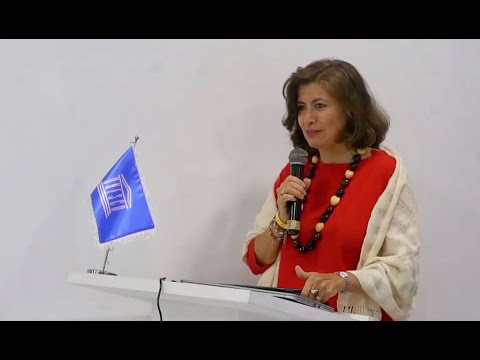UNESCO Assistant Director-General Gabriela Ramos, Presenting BRIDGES session, UNESCO Pavilion, COP27