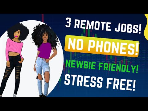 3 Remote Jobs Newbie Friendly No Phones No Talking Stress Free!