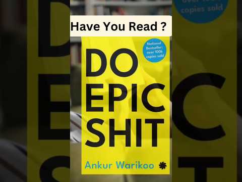 10 Lessons From Do Epic Shit by Ankur Warikoo। #shorts #youtubers @Booksforbrain