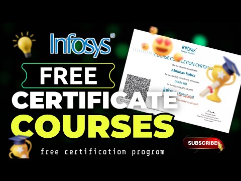 Free online certificate courses by Infosys | Short online courses with FREE certificate | sinhala