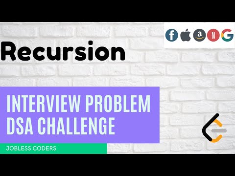 Recursion - II | MergeSort Explained | Time Complexity | Interview Problems
