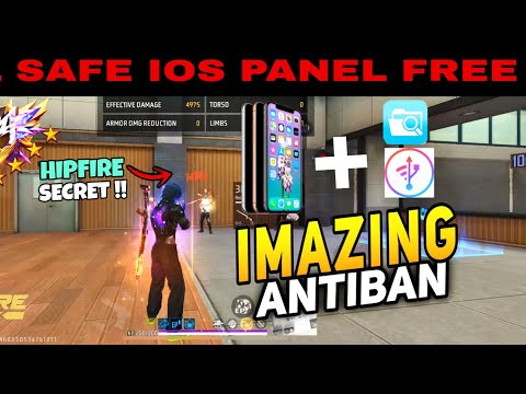 FREE FIRE IPHONE PANEL😈| FREE ANTIBAN HEADSHOT PANEL👹 FOR IPHONE | ANTIBLACK IMAZING FILE 🗃️ SAFE
