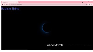 creative loader css & Html design