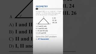 SAT Geometry Hack: Find the Right Perimeter Fast #sat
