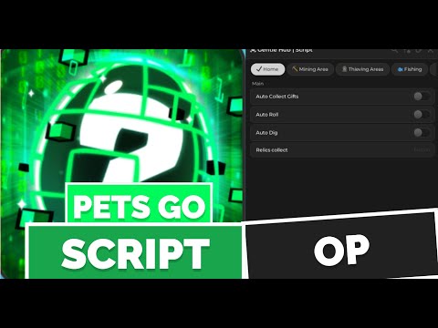 [NEW] Pets go script✨| 🧑‍💻Hacker Update! Auto roll, Auto Vault, Auto Dig, Auto gifts, etc