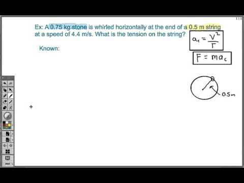 How to Solve for Centripetal Force and Accelertation