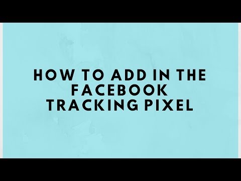 Add in Tracking Pixel
