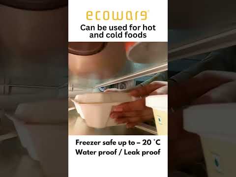 Prefer the best for your meals! Ecoware clamshells are built for convenience: sturdy in the freezer