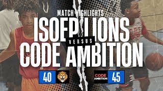 Terry Fortner #7 with a bucket ISOEP Basketball Game Vs. CODE Ambition