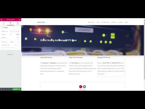How to Create a Hosting Company Website With WordPress and Elementor - Hosting Plans Page