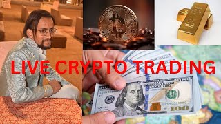 LIVE CRYPTO TRADING #livetrading #crypto  #BITCOIN   #intradaytrading   #livetrading