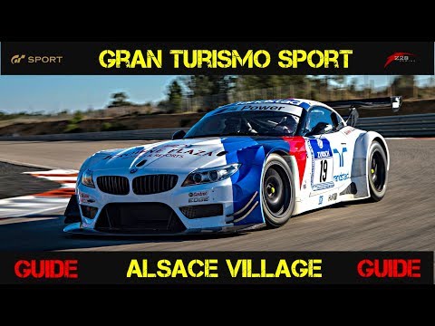 GT SPORT - TRAIL BRAKING & ALSACE VILLAGE GUIDE