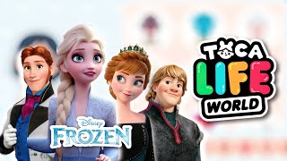 Frozen Characters in Toca Life World
