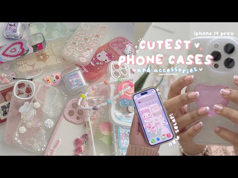 🍧 unboxing new accessories for my iphone 14 pro + aesthetic setup w/ ibentoy