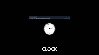 WALL CLOCK WITH ONLY 100 LINES CODE HTML CSS & JS  #html #css #js #coding #code #codeshorts #shorts