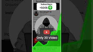 How to grow on YouTube ( Growth Strategy ) like @decodingyt
