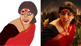 BomBholle - Full Video _Laxmii _ Akshay Kumar _ Viruss _ Ullumanati_ Funny Drawing Meme Video 😂