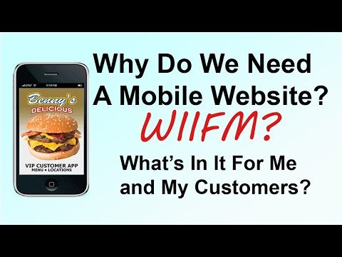 ICANetwork - Why do we Need a Mobile Website? -WIIFM?