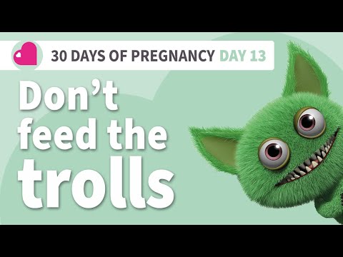 Don't Feed The Trolls When Pregnant - Hypnobirthing Top Tips - Day 13 - Better Birth Stories
