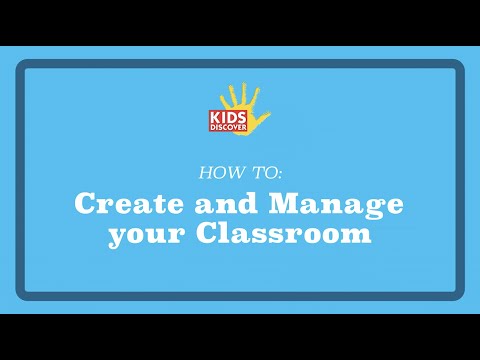 How to Create and Manage Your Classroom