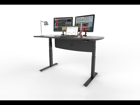 Professional home studio sit-stand desk