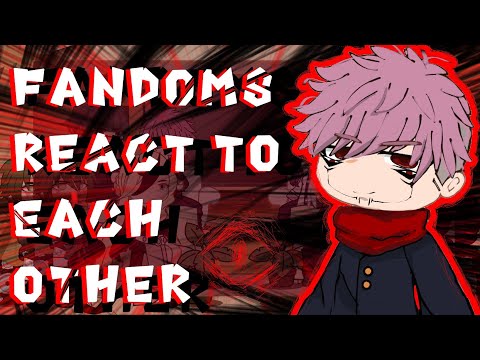 Fandoms react to each other Sukuna // Itadori Yuji // Gacha React // jjk chapter 257
