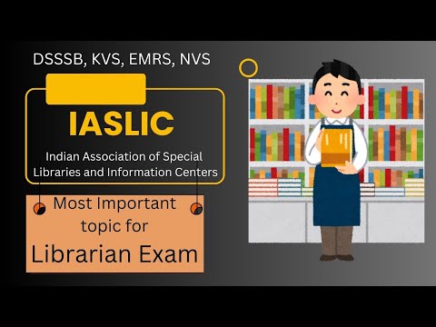 Class-3 | IASLIC | Library Science | KVS, DSSB, NVS, EMRS Librarian Exam 2025 | Important topic