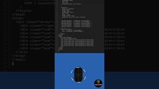 HTML CSS Drone Slide Animation | Simple Tamil Frontend Project #Shorts