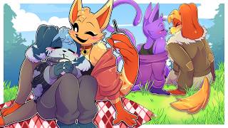 CatFeine X Dogpressed & CatNap X Dogday's Double Critter Date┃Poppy Playtime Chapter 5┃Comic Dub