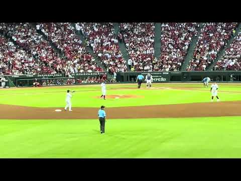 ［4K］23.7.20 4回表 バウアーがマウンドに上がる