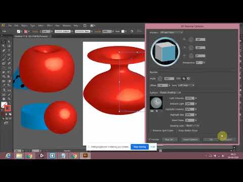 3D Revolve in Illustrator