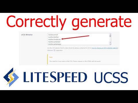 Make Litespeed UCSS work, complete process and tools to use