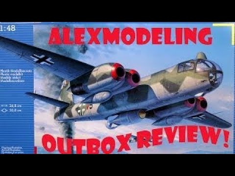 OUTBOX REVIEW REVELL 1/48 ARADO AR 234 C-3