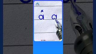 Staright Alphabet A using with Ink Pen - How to write Perfect #englishcalligraphy #handwriting