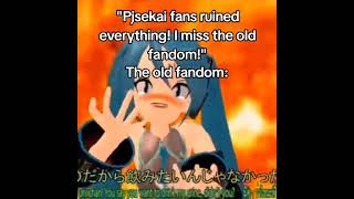 The vocaloid fandom before pjsekai fans