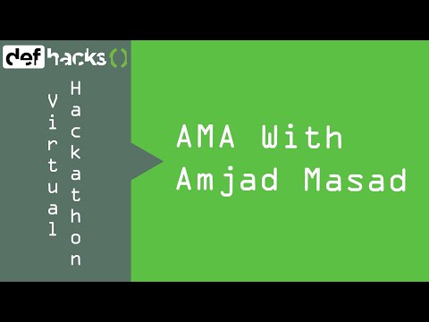 DefHacks Virtual 2020 | AMA with Amjad Masad