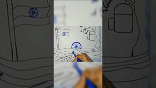 Independence day special Drawing #shorts #art #trending