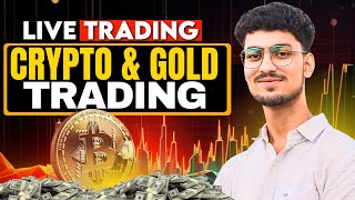 BTC , FOREX & GOLD LIVE TRADING l ALPHA TRADES l #btc #gold #live