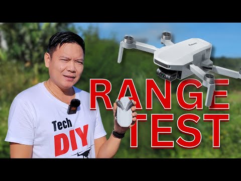 POTENSIC ATOM RANGE TEST | FPV MODE | HIGH WIND TEST