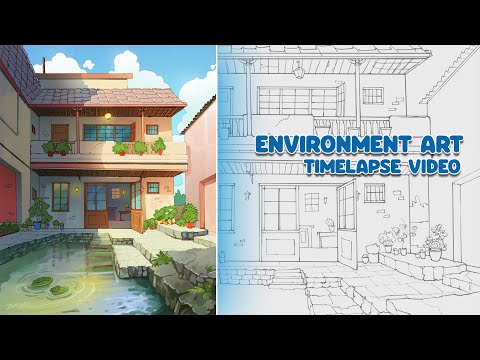 ENVIRONMENT ART 1- TIMELAPSE VIDEO