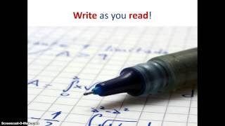 Reading a Math Textbook