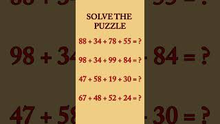 IQ, You Won’t Believe How Easy This Math Solution Is #IQMilestone #findtheanswer #solvemath #maths